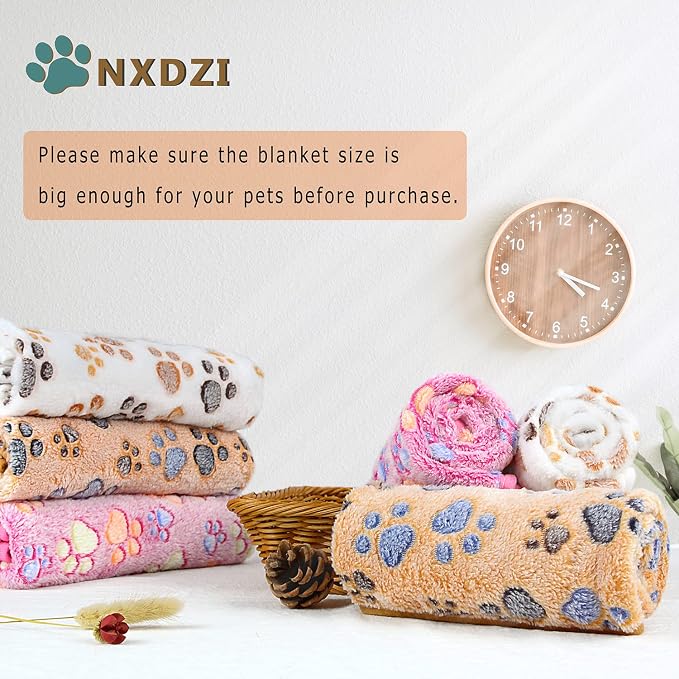 Dog Blankets for Medium Large Dogs, 3 Pack Dog Blanket Washable 41" x 31" - Image 4