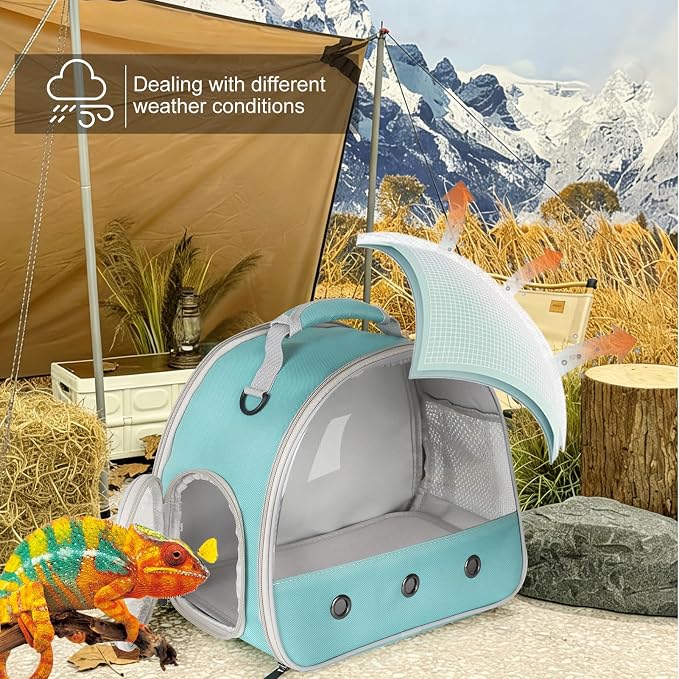Bearded Dragon Carrier, Lizards Travel Bag, Small Animal Travel Carrier - Image 4