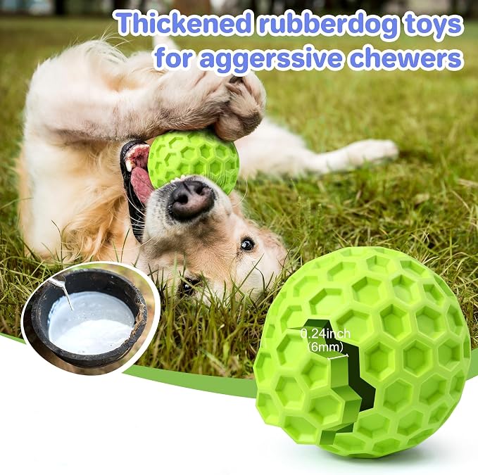Interactive Squeaky Dog Balls Puppy Toys, Dog Toys - Image 3