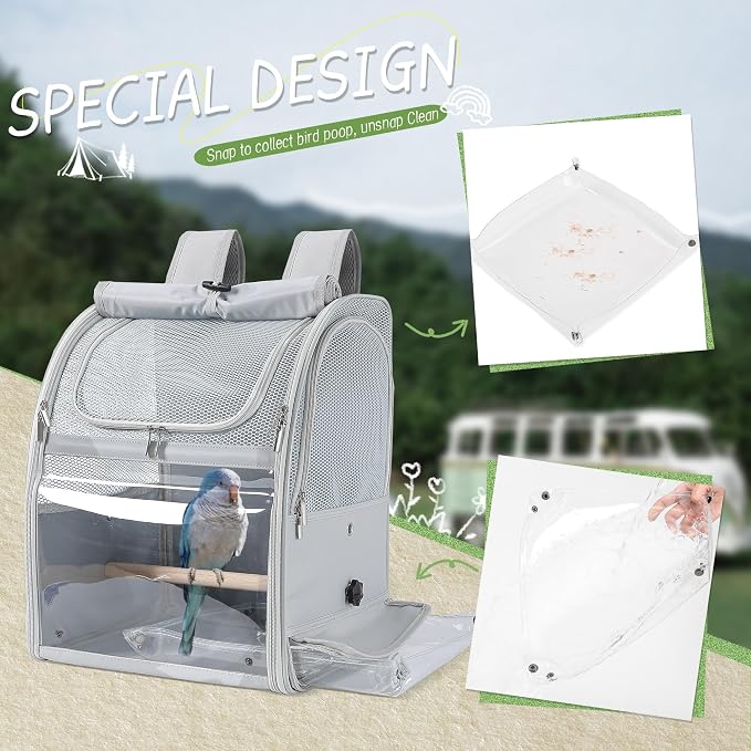 Sanmoncare Bird Carrier Backpack - Image 5