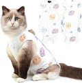 Cat Recovery Suit for Spay Abdominal Wounds, Breathable Cat Onesie for Cats by Hpetppy