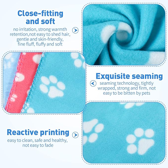 Tatuo 10 Pieces Pet Blankets - Image 4