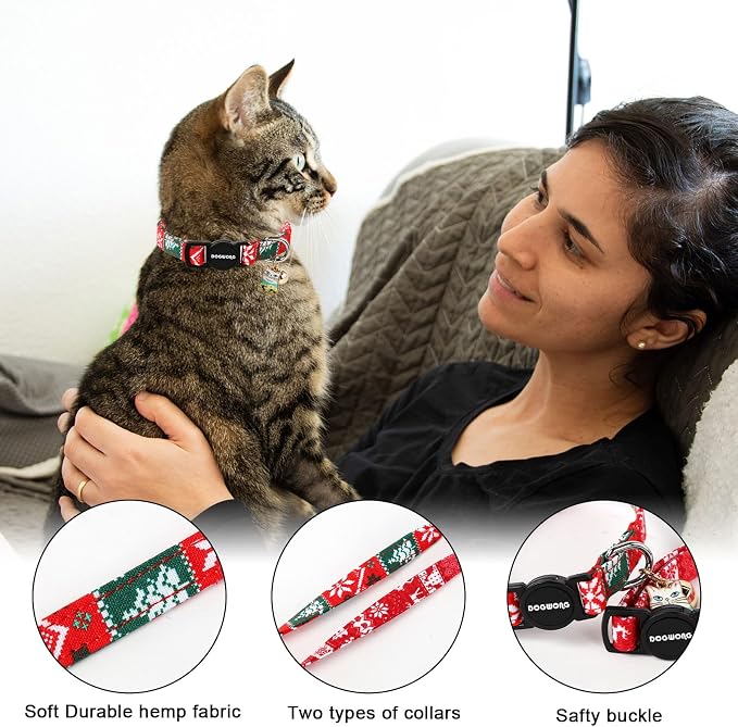 Cat Collar, 2 Pack Cat Collars Breakaway - Image 3