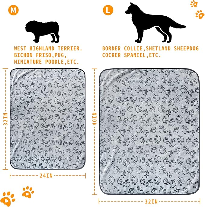 LOKOZ Small Dog Blanket for Medium Large Dogs Fleece Puppy Blanket Washable Dog - Image 3