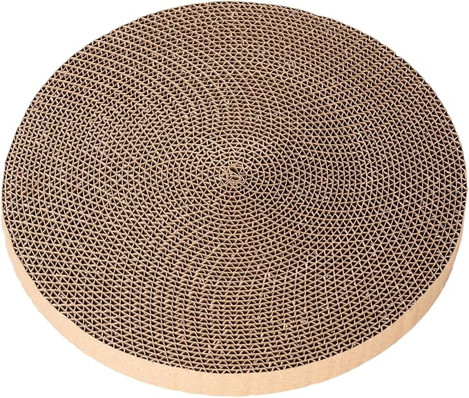 Round cat Scratcher Refill, 10 inch Diameter, 7/8 inch Thickness Scratcher - Image 7