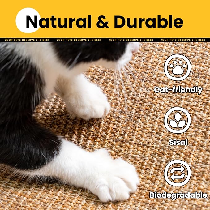 Cat Scratcher Mat, Sisal Cat Scratch Pad - Image 7