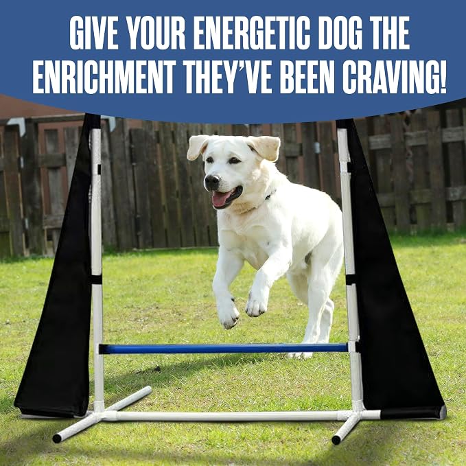 Houseables Dog Agility Course Backyard Set, Dog Agility Equipment, Obstacle - Image 5