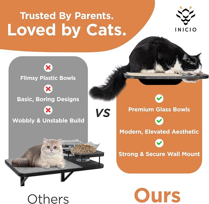 INICIO Cat Shelves – Dog Proof Feeding Station - Image 6