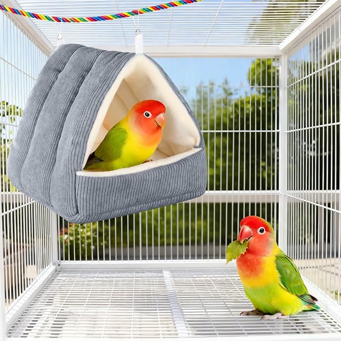 Small Winter Warm Bird Bed for Cage - Image 6