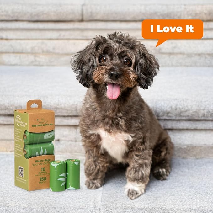 Best Pet Supplies Poop Bags for Dogs, 50% Post-Consumer Recycled Content dog - Image 8