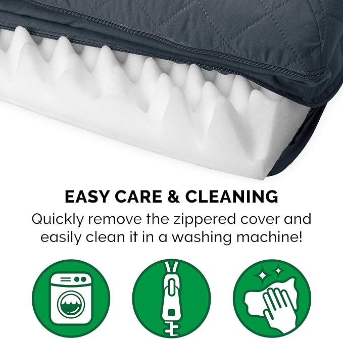 Furhaven Orthopedic Dog Bed for Medium/Small Dogs w/ Removable Bolsters & - Image 8