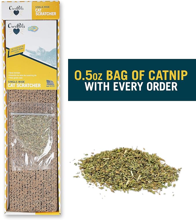 OurPet's Straight and Narrow Single Wide Reversible Cat Scratcher - Image 2