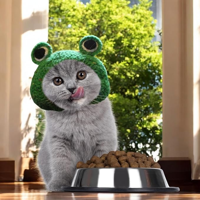 3pcs Hat for Cat Animal Costume Pack, Lion Head for Cats, Cat Panda Costumes - Image 5