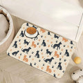 Cute Cat Paw Prints Dog Food Mat by Unknown