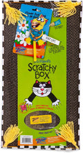 FAT CAT Big Mama's Scratch Cat Toy Box Includes 100% Organic Catnip Grown In by Petmate