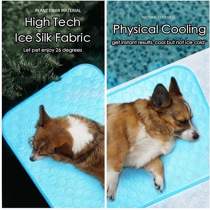 SOMOYA Dog Self Cooling Mat Pet Washable Cooling Pads Blanket Sleeping Kennel - Image 5