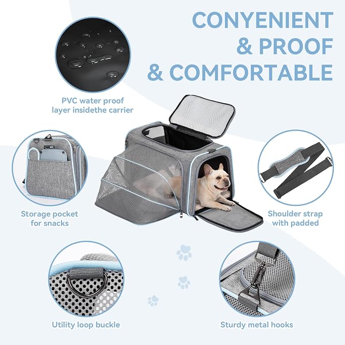 Petsfit Expandable Pet Carrier, - Image 6