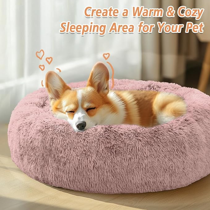 JOLLYVOGUE Calming Small Dog & Cat Bed - Image 4