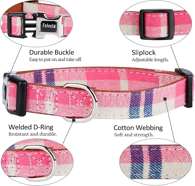 Faleela Soft &Comfy Bowtie Dog Collar, Detachable and Adjustable Bow Tie Collar - Image 2
