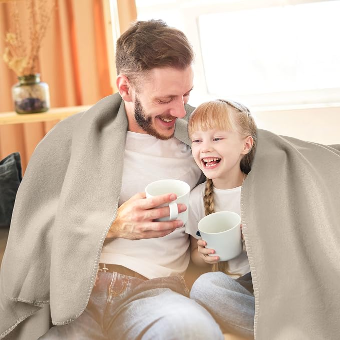 Fleece Throw Blanket Set Bulk for Travel Kids Outdoor Wedding Pet - Image 4