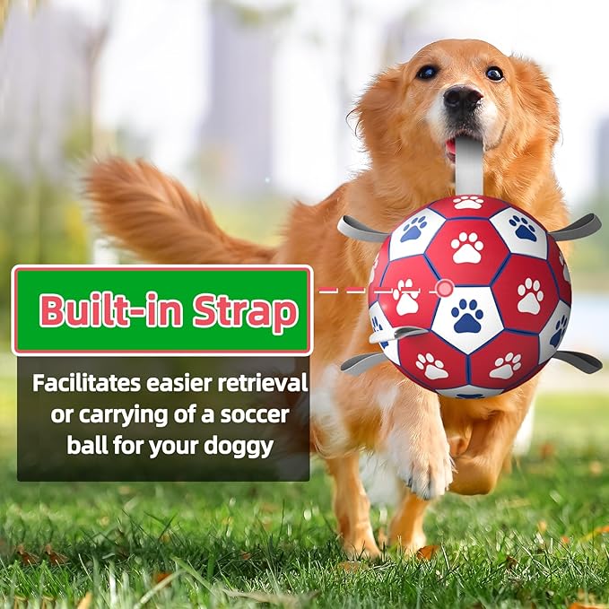 Diman Premium Large Dog Toys Dog Soccer Ball - Image 2
