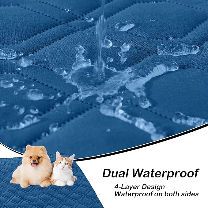 hyha Waterproof Dog Bed Blanket, Soft Pet Blankets, Waterproof Couch Cover - Image 2