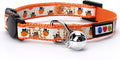 Pawtitas Halloween Cat Collars for Cats Adjustable Collar Glow in The Dark by Pawtitas