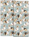 Cute Corgi Hand Towels by amepay