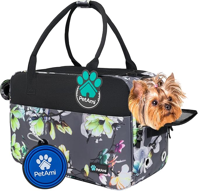 PetAmi Dog Purse Carrier for Small Dogs, Airline Approved Soft Sided Pet Carrier by PetAmi