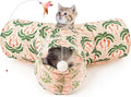 Tempcore Pet Cat Tunnel Tube Cat Toys 3 Way Collapsible, Cat Tunnels by Tempcore