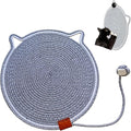 Cat Scratcher Mat, Natural Cotton Rope Cat Scratching Pad, 16.9'' Round Cat by Unknown