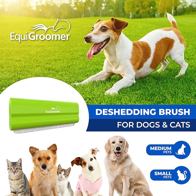 EasyGroomer Deshedding Brush for Dogs & Cats – Undercoat Grooming Tool for - Image 2