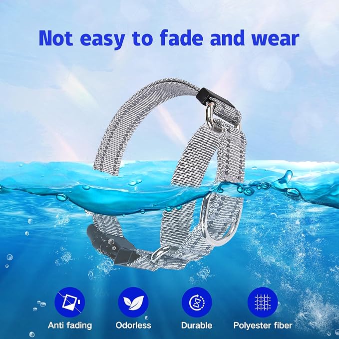 Martingale Dog Collar, Adjustable Nylon Reflective Collar - Image 7