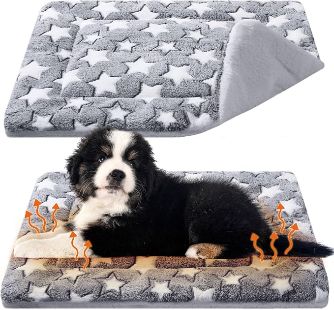 VitalCozy 2 Pack Self Warming Cat Mat Self Heating Pad Bed Reversible Machine by VitalCozy