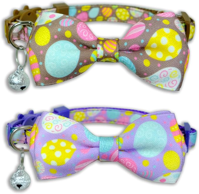 2 Pack Easter Day Cat Collar by Miiemiu