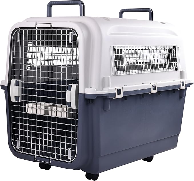 Elevon Plastic Kennels, Plastic Dog Crate, Airline Approved Pet Carrier by ELEVON