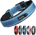 PetiFine Dog Collar for Large Dogs, Neoprene Padded and Adjustable, Reflective by PetiFine
