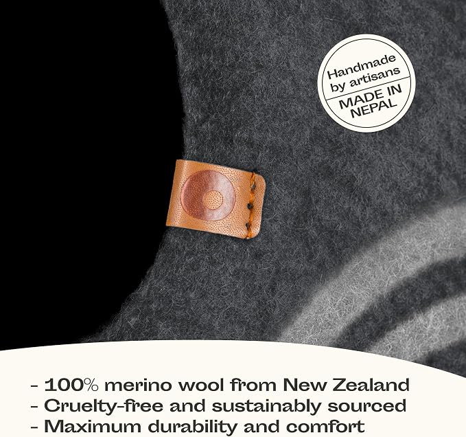 MEOWFIA Cat Cave – Premium Felt Cat Bed - Image 3