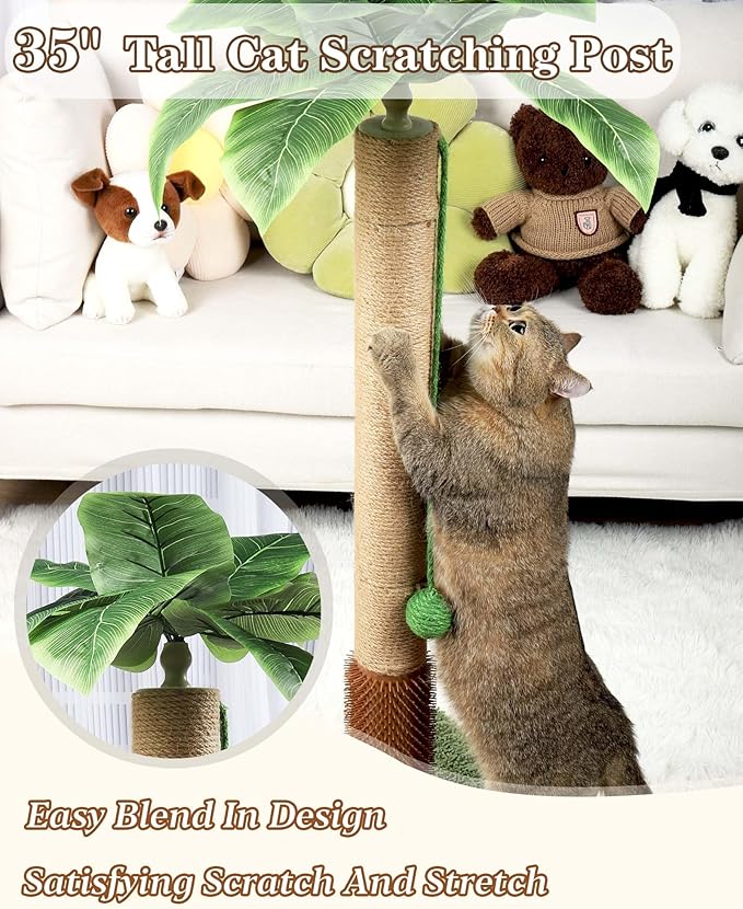 ANWA 35" Tall Cat Scratching Post - Image 2
