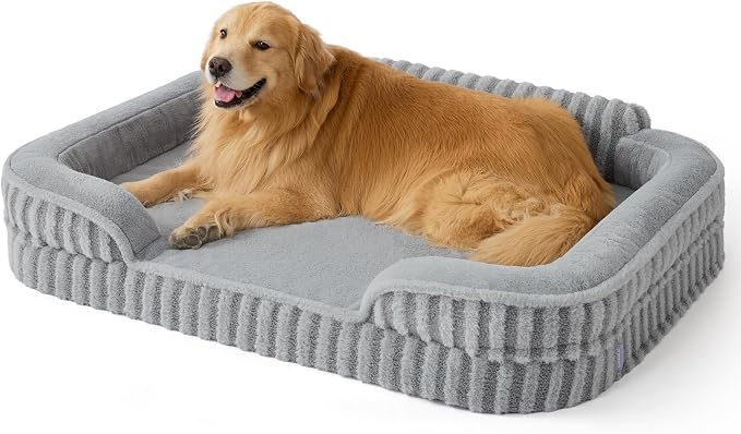 LE SURE Cute XL Dog Beds, Orthopedic Waterproof Dog Bed by Lesure