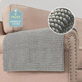 H.VERSAILTEX Plush Chenille Couch Armrest Cover 2 Packs Thick and Soft Sofa by HVERSAILTEX