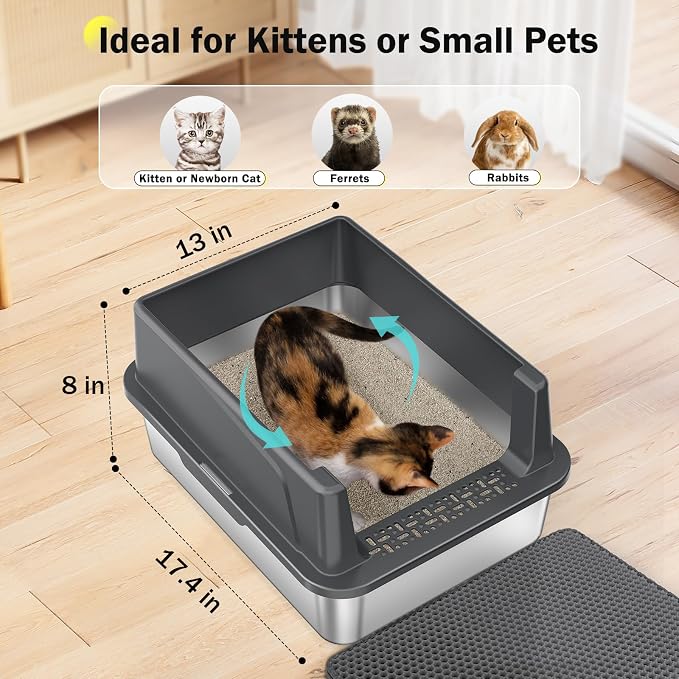 Stainless Steel Cat Litter Box - Image 7