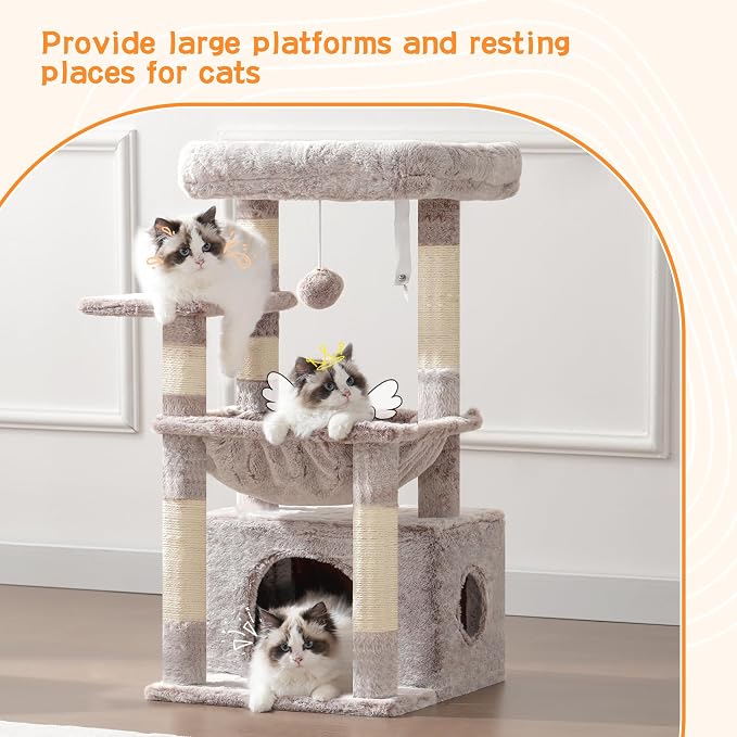 Heybly Cat Tree, Kitten Tower - Image 2
