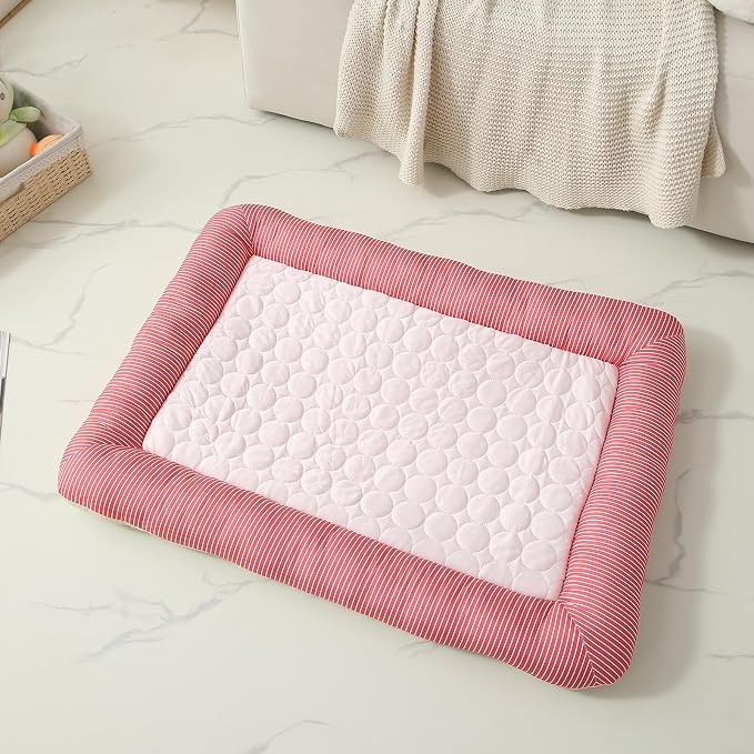 Cooling Dog Bed, Pet Mat with Quilted Design, Cooling Bed - Image 4