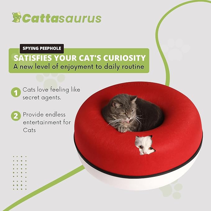 Cattasaurus Peekaboo Cat Cave Donut - Image 4