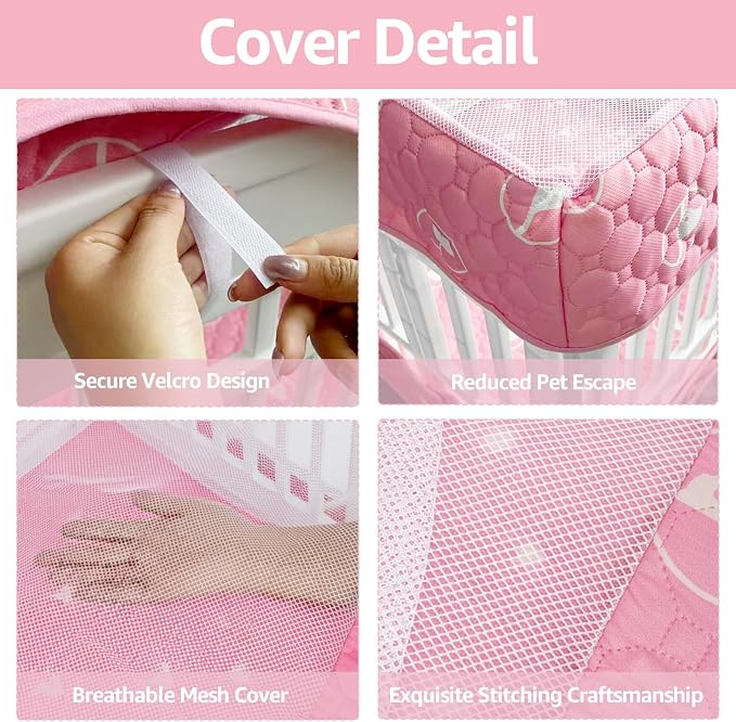 PJYuCien Dog Playpen Bottom Pad and Cover Fits - Image 4