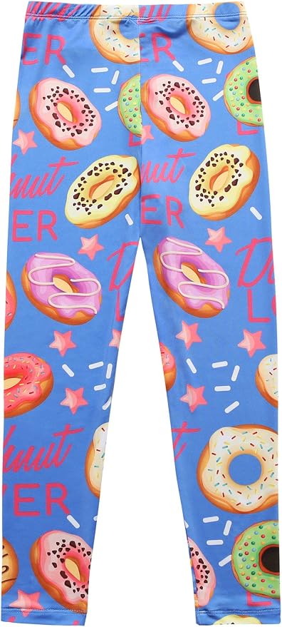 Girl Unicorn Leggings Kid Rainbow Print Legging Tights Trousers Slim Long Pants - Image 2