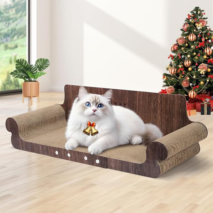 Extra Large Cat Scratcher Bed, 32 Inch Cat Scratching Board Cat Couch, Durable by Unknown