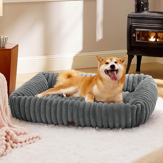 Bedsure ComfyFleece™ Cute Dog Bed by BEDSURE