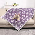 Waterproof Blanket for Dog Cat or Adult, Cute 3D Textured Flower Dog Blanket by Yaning